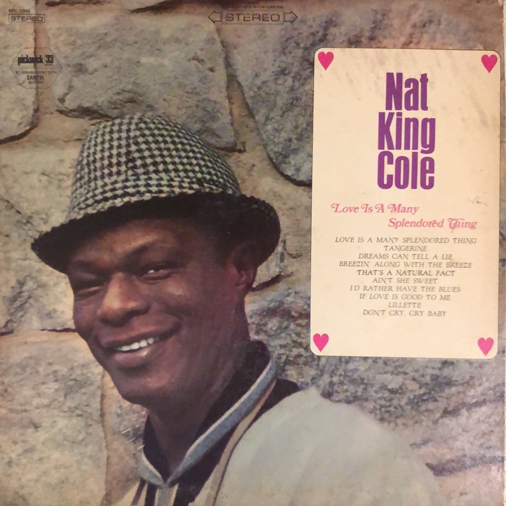 Nat King Cole Love Is A Many Splendored Thing Vinyl Lp
